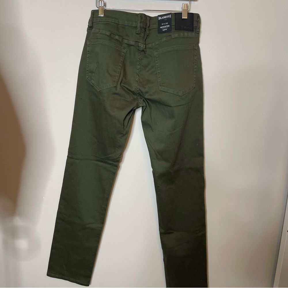 Blank NYC NEW THE WOOSTER MEN’s pants in green - Picture 10 of 10